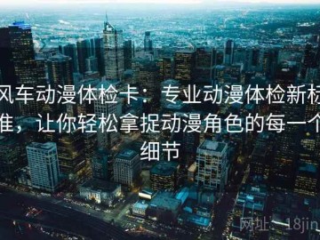 风车动漫体检卡：专业动漫体检新标准，让你轻松拿捉动漫角色的每一个细节